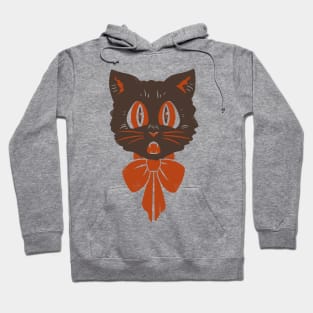 Halloween Scaredy Cat Vintage Inspired Hoodie